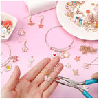 MARFOREVER 120 Pcs Pink Charms - Image 4