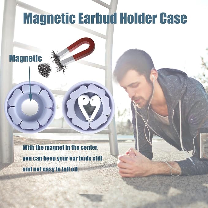 MAIRUI Wired Earbud Case Earphone Headphone Cord Organizer Earbuds Wrap Soft - Image 2