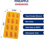 HIC Kitchen Silicone Pineapples Ice Cube Tray, Makes 12 Pineapples - Image 6