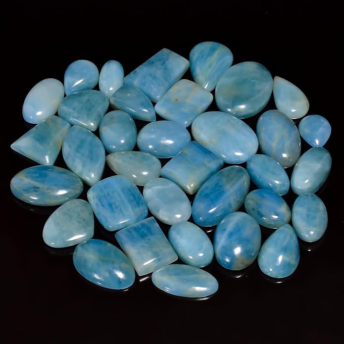Natural Loose Gemstone 5 Piece Cabochons Lot Jewelry Making Loose Gemstone - Image 3