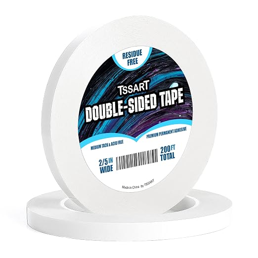 Ultra-Thin Permanent Double-Sided Tape by TSSARTtape