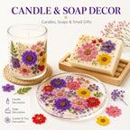 70 pcs Dried Flowers for Resin, Natural Flowers and Leaves Kit - Image 5