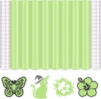 Tintnut Boho Permanent Vinyl 8 Sheets 12''x10'' Lime Green Adhesive Vinyl | by Tintnut