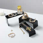 ANDGOO 6 Pcs Acrylic Display Risers, 2 Set Rectangular Display Stands, Acrylic - Image 2