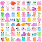 DIYDEC 85PCS Luminous Mini Resin Animals, Tiny Miniatures Figures Glow in The by DIYDEC