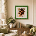 Solid Wood 12x12 Picture Frame Beaded Frame - Image 2