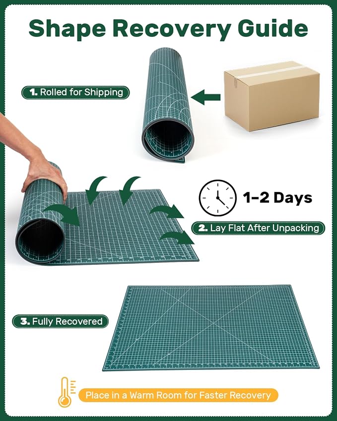 Self Healing Cutting Mat, Double-Sided Rotary Cutting Mat - Image 3