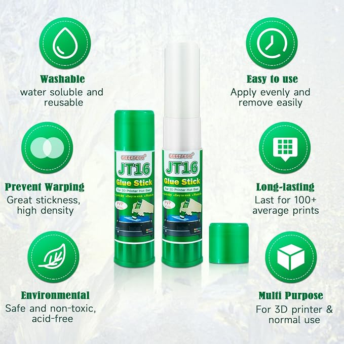 3D Printer Glue Sticks, 36 Grams Each PVP Solid Glue Sticks - Image 3