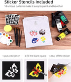 Colorful Fabric Paint Set for Clothes, 14 Colors 4oz Textile Paint for Kids | - Image 6