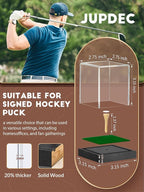 JupDec Golf Ball Display Case Clear Acrylic Memorabilia Stand Cube Holder - Image 4