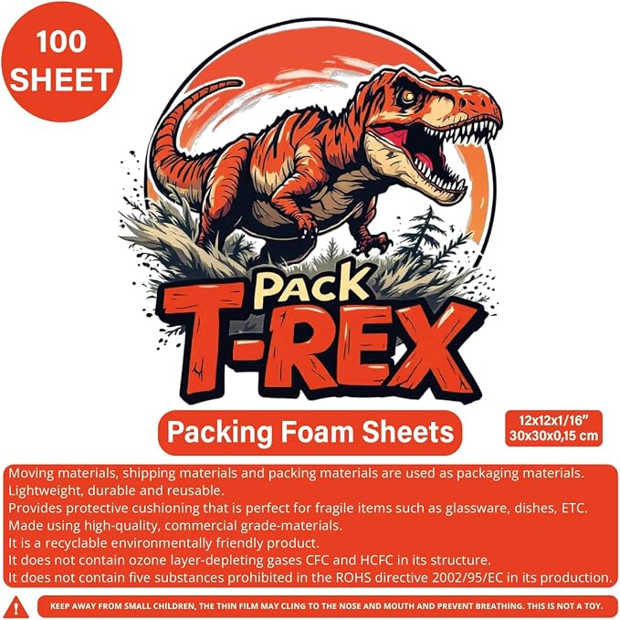 100 Pack Foam Sheets 7.87"x12" 1/16" Thick - Image 3