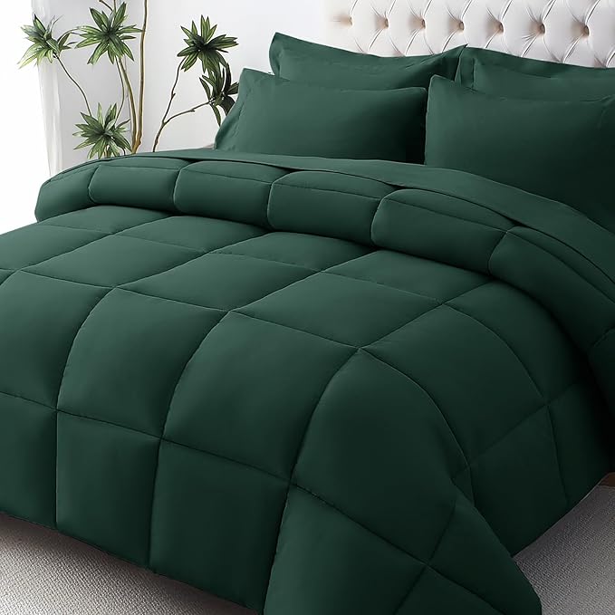 JOLLYVOGUE Twin XL Comforter Set, Ultra-Soft Bed in a Bag Twin XL Size 5 Pieces by JOLLYVOGUE