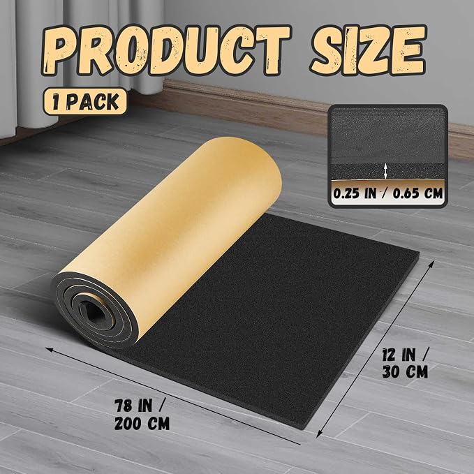 Pangda 1 Piece 78 x 12 x 1/4 Inch Extra Large Marine Foam Roll Closed Cell - Image 2