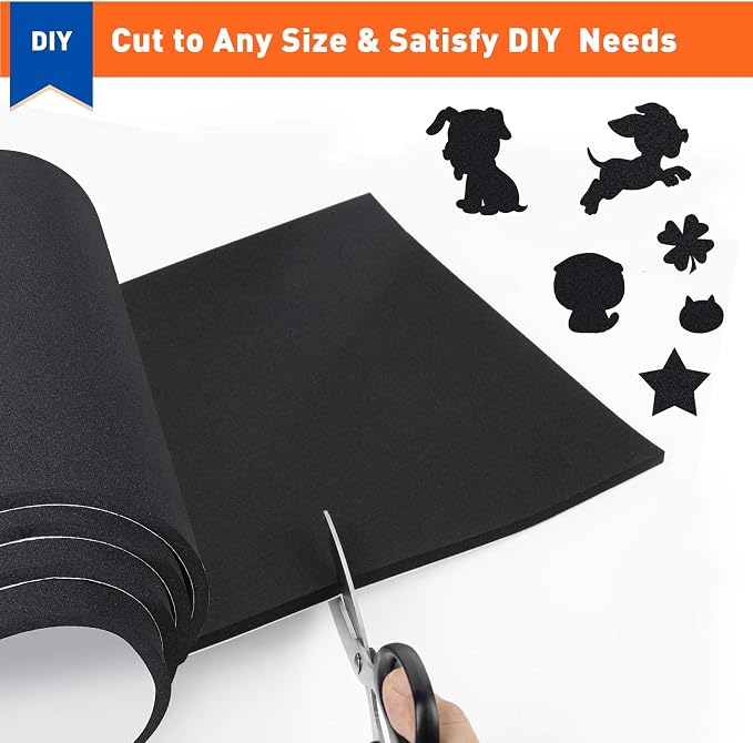 MAGZO Adhesive Sponge Neoprene Foam Padding, 1/2" Thick x 12" x 59", - Image 5