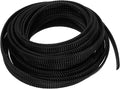 uxcell PET Expandable Sleeving 20ft 1/4" Black Cable Management Sleeve Cord by uxcell
