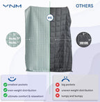 YnM Cooling Weighted Blanket for Adults, 15lbs Heavy Bed Throw Comforter - Image 6