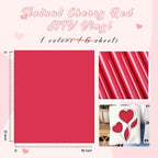 Tintnut Raspberry Red Heat Transfer Vinyl, easy cut & weed, stretch washable - Image 2