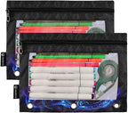 Custom Dragon Blue Black Pencil Pouch - Image 2
