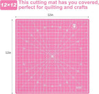 Headley Tools 12"x12" Rotating Cutting Mat, Self Healing Mat - Image 3