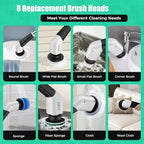 YKYI Electric Spin Scrubber, Cordless Power Scrubber Cleaning Tool - Image 6