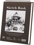 Fuxi 9" x 12" Sketch Book, Top Spiral Bound Sketch Pad, 100 Sheets 68lb/100gsm - Image 9