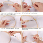Pllieay Punch Needle, Wooden Punch Needle Tool, Adjustable Embroidery Punch - Image 5