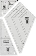 EZ Quilting 8829477 Acrylic Kite Quilting Template Set, Sizes 2.75" x 4.75" - Image 3