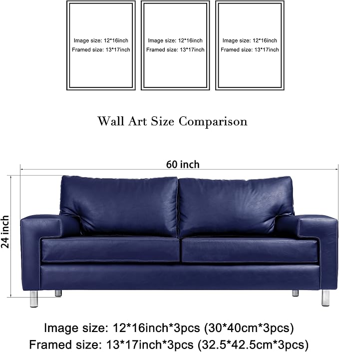 Wieco Art Framed Wall Art the Cloud Tree Wall Art HD print of Oil Paintings - Image 6
