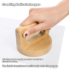 Tlence 2 Pack Block Printing Baren, 4 Inch Wood Barens - Image 4