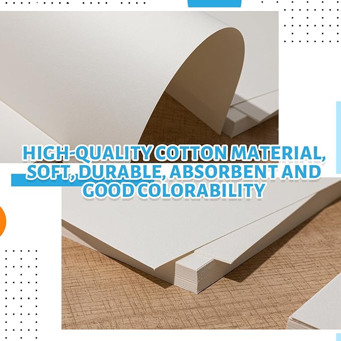 Marspark 150 Pcs Printmaking Paper, Printmaking Supplies, Artist Paper - Image 5