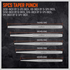 HORUSDY 16-Piece Punch and Chisel Set, Including Taper, Cold Chisels - Image 6