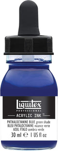Liquitex Professional Acrylic Ink, 1-oz Jar, Phthalocyanine Blue Green Shade by Liquitex