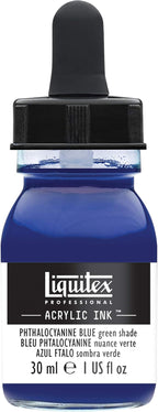 Liquitex Professional Acrylic Ink, 1-oz Jar, Phthalocyanine Blue Green Shade by Liquitex