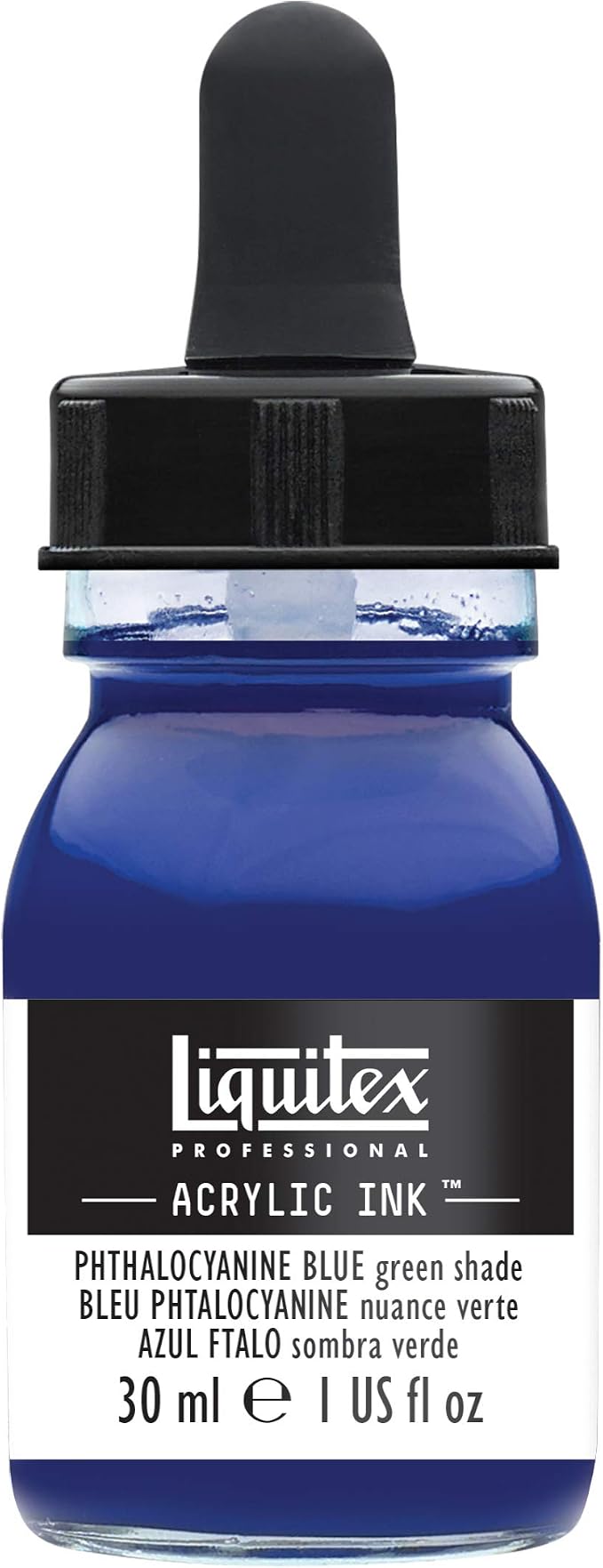 Liquitex Professional Acrylic Ink, 1-oz Jar, Phthalocyanine Blue Green Shade by Liquitex