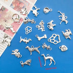 WOCRAFT 120pcs Antique Silver Dog Charm - Image 2