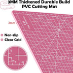 Sewing Cutting Mat 12in x 9in, Small Self Healing Cutting Board A4 Rotary - Image 4
