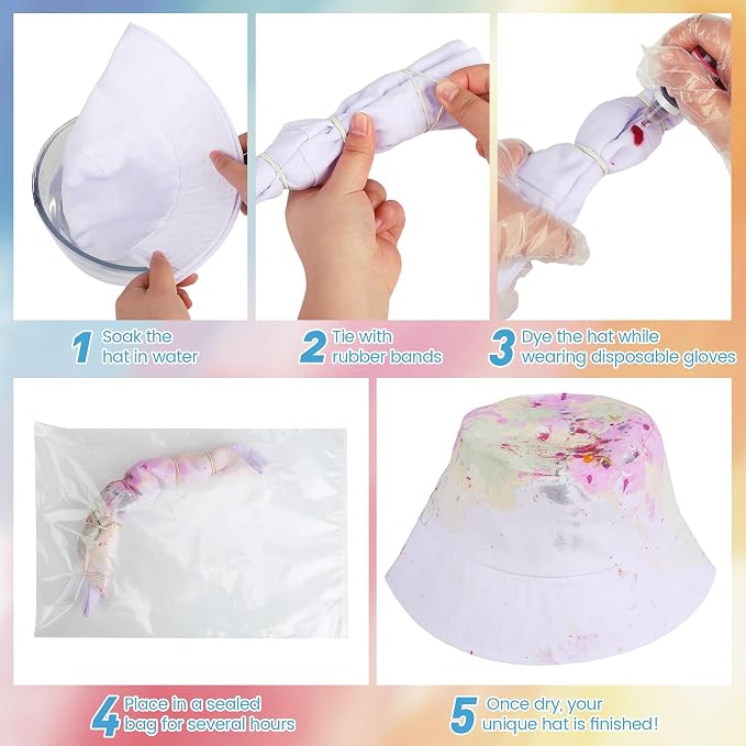 Aneco White Bucket Hats, DIY Bucket Hats - Image 6