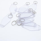 10pcs Blank Hotel Keychains Bulk Vintage Motel Keychain Vinyl HTV printing - Image 5