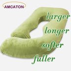 60 Inch Pregnancy Pillow for Sleeping, Extra Large U Shaped Body Pillow - Image 2