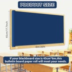 Qyeahkj 17.7in x 20ft Bulletin Board Paper Roll Bulletin Board Background Paper - Image 2