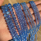 500pcs 6mm Crystal Glass Beads for Jewelry Making Faceted Rondelle Flat Beads - Image 3
