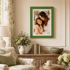 Solid Wood 12x16 Picture Frame Beaded Frame - Image 2