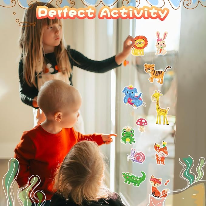 Labeol Diamond Art Kits for Kids Boys and Girls Ages 6-8-10-12 Easy to DIY - Image 6
