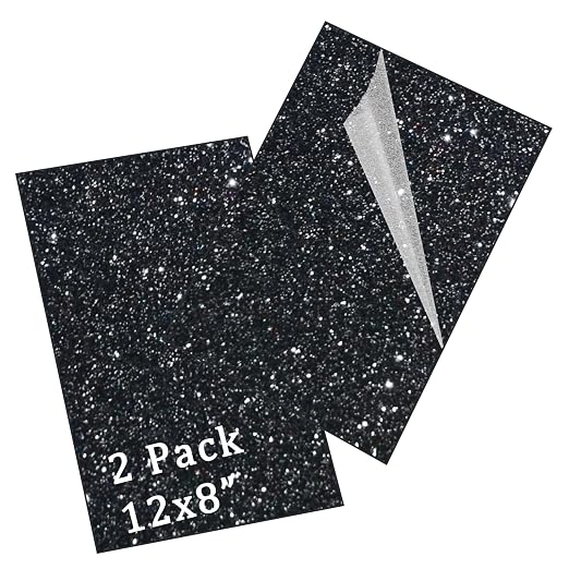 Glitter Acrylic Sheets, 2 Pack, 1/8" Thick | 3mm Cast Sparkly Acrylic, by FaeliKnise-BringFairytoLife