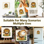 DOODLREAM Cute Lion DIY Punch Needle Embroidery Kit - Image 5