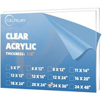 CALPALMY 1/8" Thick Clear Acrylic Sheets by CalPalmy