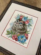 RIOLIS Cat in Flowers 2088, Cross Stitch Kits 6"x7", Cat Lovers & Advanced - Image 6