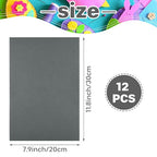 Morcheiong 12 Pcs Self Adhesive Felt Sheet Soft Felt Sheets - Image 2