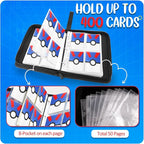 Card Binder 4 Pocket, Trading Card Holder Fits 400 Cards - Image 4