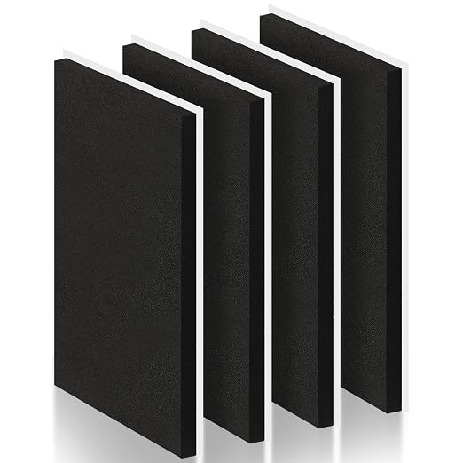 4 Pcs 0.5" Thick Foam Padding Sheet by Unknown